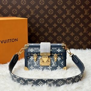 Louis Vuitton Petite Malle Monogram Jacquard Denim